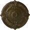 Ekena Millwork Attica Ceiling Medallion (Fits Canopies up to 3 3/4"), Hand-Painted Brass, 39 1/2"OD x 2 1/2"P CM39ATBRS - alternate 1